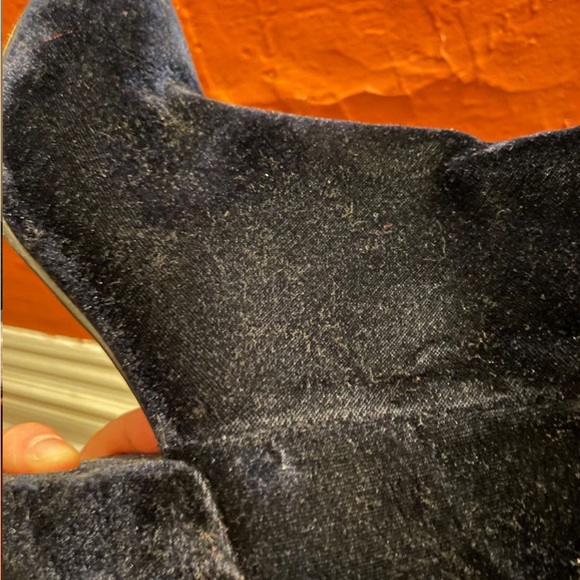 ALDO Blue Velvet Boots - Picture 4 of 5